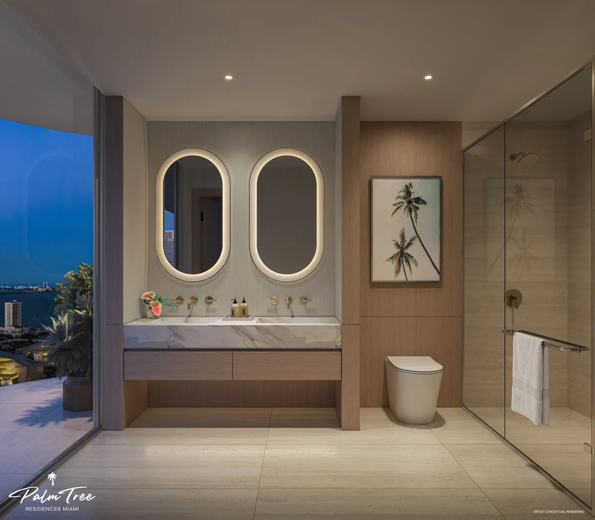 Spa-inspired primary bathroom